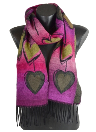 Echarpe Guimauve rose