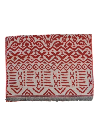 Echarpe mérinos Vadim rouge