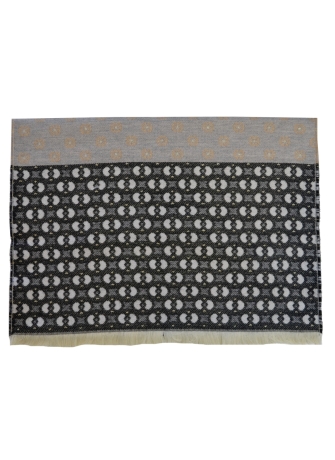 Echarpe mérinos Etincelle noire