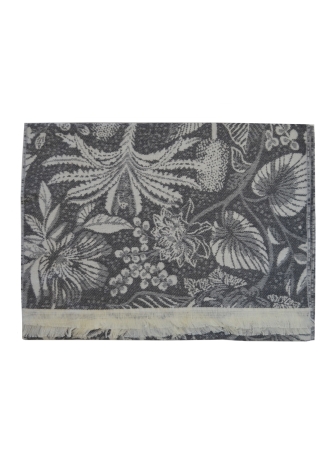 Echarpe mérinos Vanille grise