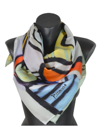 Carré en soie Grande nature morte au guéridon de Picasso