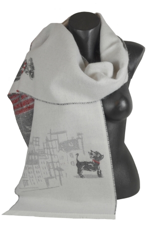 Echarpe Alma écru
