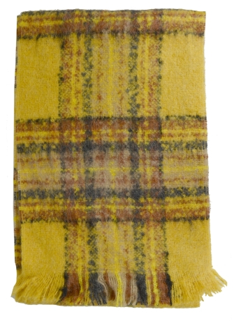 Echarpe mohair Macaron jaune