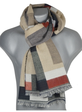 Echarpe homme mérinos Valentino beige