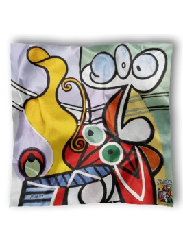 Carré en soie Grande nature morte au guéridon de Picasso