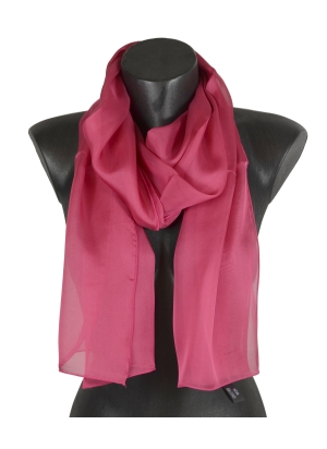 Foulard 40x160 en soie camelia