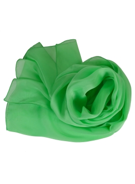 Foulard 40x160 en soie pomme grany