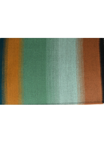 Châle Alexandrin vert et orange