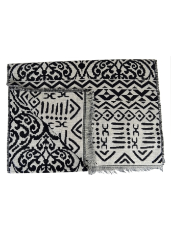 Echarpe mérinos Vadim noire