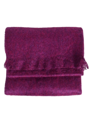 Châle mohair Milene magenta