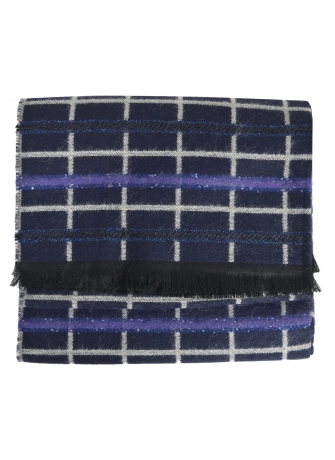 Châle Ariane sequins bleu