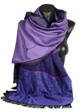 Etole microfibre Indo violette