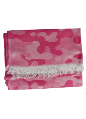 Etole microfibre Camouflage rose