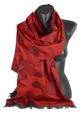 Etole microfibre Camouflage rouge