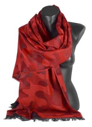 Etole microfibre Camouflage rouge