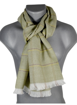 Echarpe Equilibre homme beige et jaune