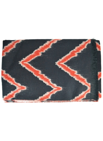 Châle Abysse zig zag noir