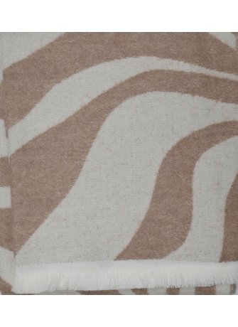Poncho Zebre beige