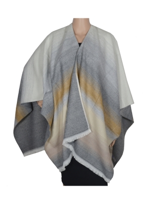 Poncho Alexandrin gris