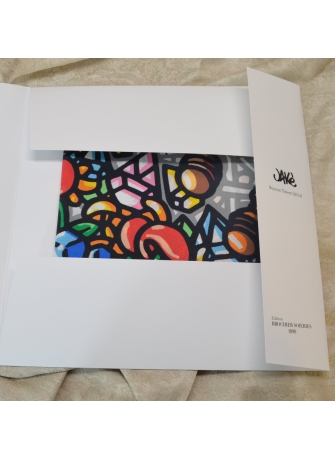 Carré en soie Soyeux Totem de Jakè