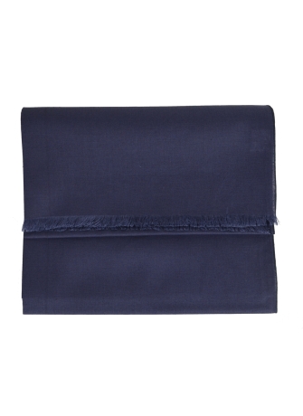 Echarpe en lin et coton marine