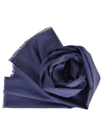 Echarpe en lin et coton marine