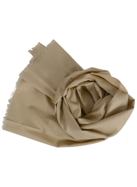 Echarpe en lin et coton beige