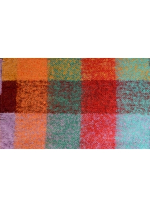 Châle mohair Muesli multicolore