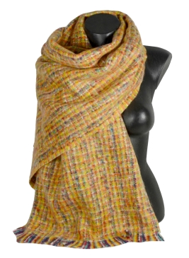 Châle mohair Milkshake jaune