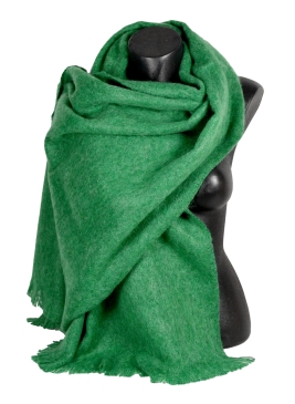 Châle mohair Milene vert