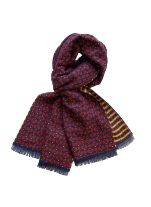 Echarpe mérinos Verone rouge