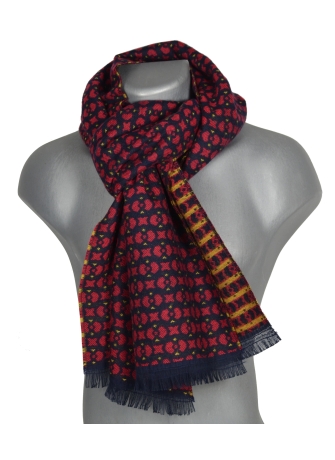 Echarpe mérinos Verone rouge