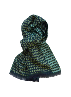 Echarpe mérinos Verone verte