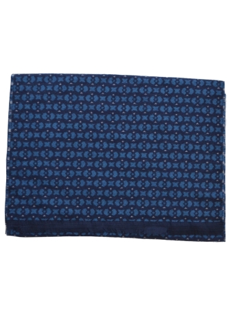 Echarpe mérinos Verone bleue