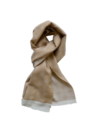 Echarpe mérinos Vasco beige