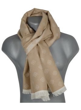 Echarpe mérinos Vasco beige