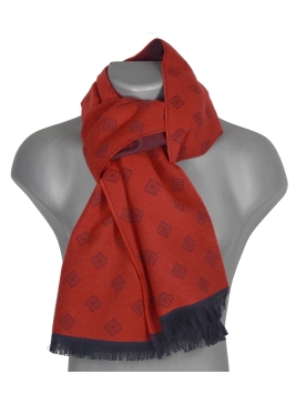 Echarpe mérinos Vasco rouge