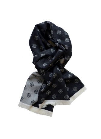 Echarpe mérinos Vasco noire