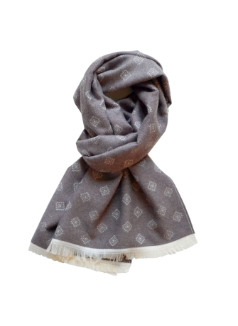 Echarpe mérinos Vasco marron