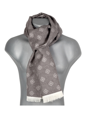 Echarpe mérinos Vasco marron