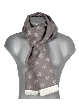 Echarpe mérinos Vasco marron