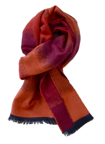 Echarpe mérinos Vip rouge