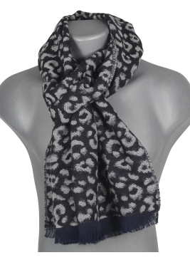 Echarpe mérinos Volutpé noire