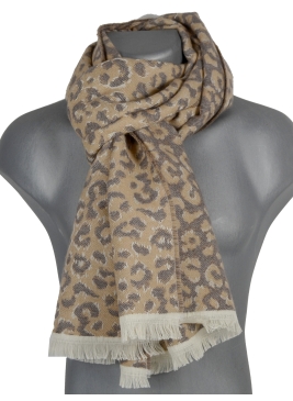 Echarpe mérinos Volutpé beige