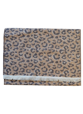 Echarpe mérinos Volupté beige