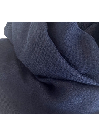 Echarpe mérinos Venus bleue