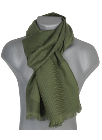 Echarpe mérinos Venus kaki