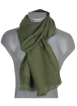 Echarpe mérinos Venus kaki