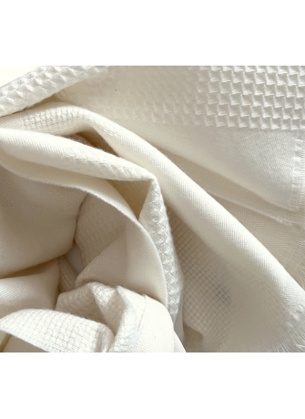 Echarpe mérinos Venus écrue