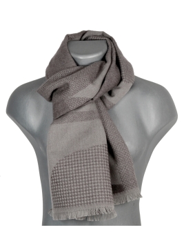 Echarpe mérinos Venus taupe